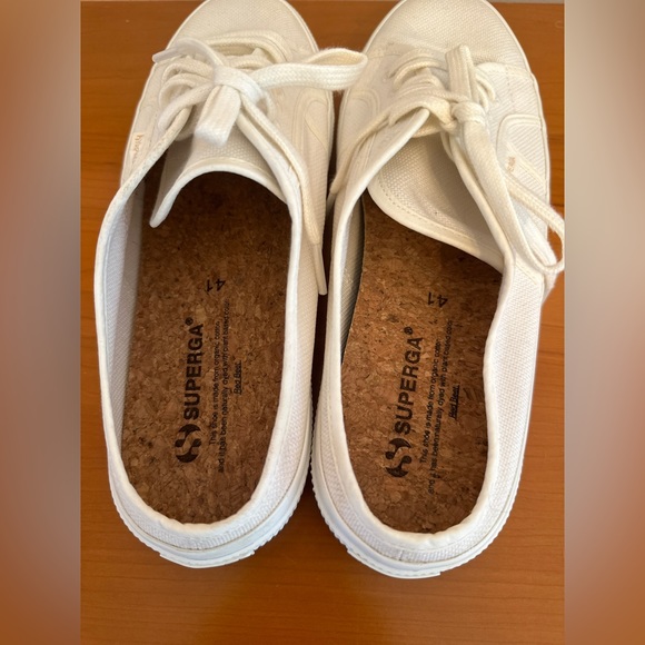 Superga 2402 Mule Sneakers in Canvas, Cork Footbed, Size 41 10 Superga - Picture 5 of 7
